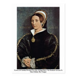 Portrait Of Catarina Howard 5Th Wife Of King Henry Post Card