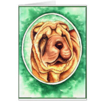 Portrait of Cayenne Greeting Cards