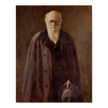 Portrait of Charles Darwin  1883 posters