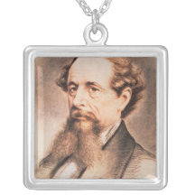 Portrait of Charles Dickens, 1869 Necklace