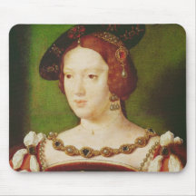 Portrait of Eleanor of Hapsbourg Mousepads