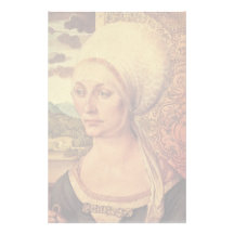 Portrait Of Elsbeth Tucher By Albrecht Dürer Custom Stationery