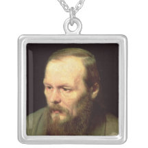 Portrait of Fyodor Dostoyevsky  1872 Pendant