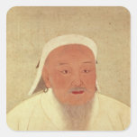 Portrait of Genghis Khan , Mongol Khan Sticker