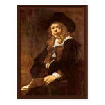Portrait Of Gerard De Lairesse By Rembrand Postcard