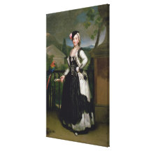 Portrait of Isabel Parrena Arce Canvas Prints