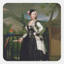 Portrait of Isabel Parrena Arce Stickers