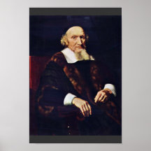 Portrait Of Jacob Trip By Maes Nicolaes Poster