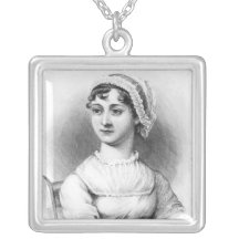 Portrait of Jane Austen Custom Jewelry