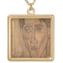 Portrait of Jean Cocteau (1889-1963) 1917 (pencil Jewelry