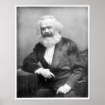 Portrait of Karl Marx Print