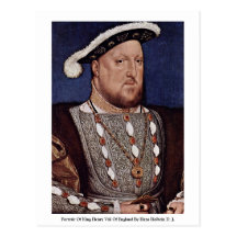 Portrait Of King Henry Viii Of England Post Cards