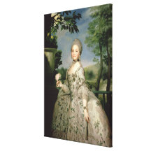 Portrait of Marie-Louise of Bourbon Canvas Prints