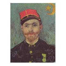 Portrait of Paul-Eugène Milliet - Van Gogh Post Card