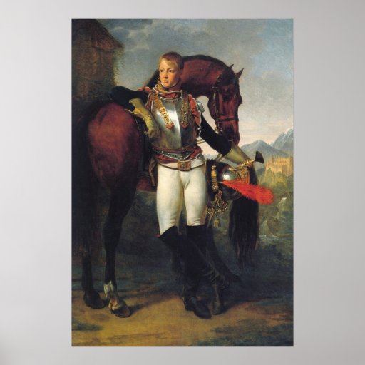 Portrait of Second Lieutenant Charles Legrand Posters