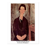 Portrait Of Soutine Sitting By Amedeo Modigliani Post Cards
