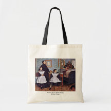 Portrait Of The Bellelli Family By Edgar Degas Canvas Bag