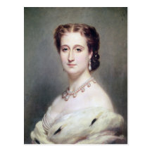 Portrait of the Empress Eugenie Post Card