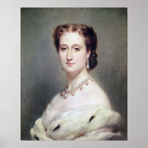 Portrait of the Empress Eugenie Poster