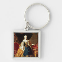 Portrait of the Empress Maria Theresa Key Chain