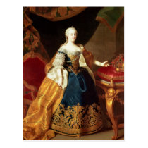 Portrait of the Empress Maria Theresa postcards
