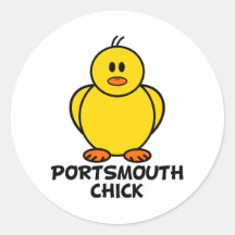 Portsmouth Virginia Chick Stickers
