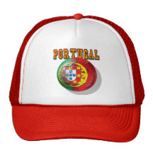 "Portugal" Bola por Portugueses Mesh Hat