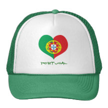 Portugal heart trucker hat