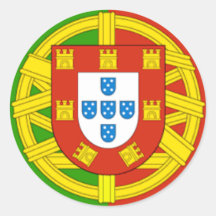 Portugal Round Sticker