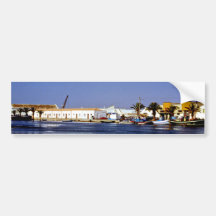 Portugal Seaside I - Sapphire & Crimson Magic Bumper Sticker