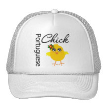 Portuguese Chick Trucker Hat