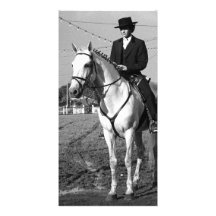 Portuguese horse rider picture card