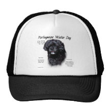 Portuguese Water Dog History Design Trucker Hats