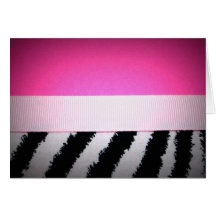 Posh Zebra Card