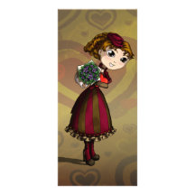 Posies and Chocolates Rack Card Template