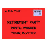 POSTAL WORKER RETIREMENT INVITATIONS