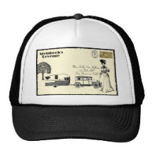 Postcard Art Mesh Hats