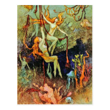 Postcard: "Fairy Mermaids" by Warwick Goble