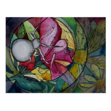 Postcard: "Flower Spider"