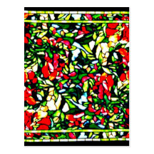 Postcard-Stained Glass-Louis Tiffany 11
