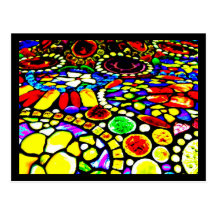 Postcard-Stained Glass-Louis Tiffany 17