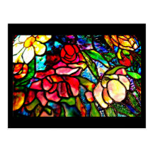 Postcard-Stained Glass-Louis Tiffany 18