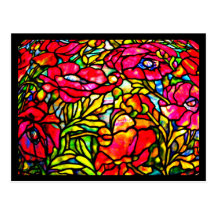 Postcard-Stained Glass-Louis Tiffany 20