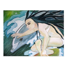 Postcard: "Surfers"
