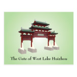 Postcard: The Gate of  West Lake Huizhou