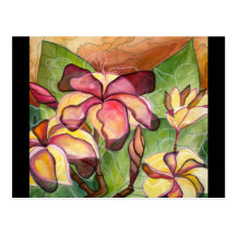 Postcard: "Vivian's Plumeria"