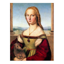 Postcard: Woman with the Unicorn