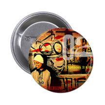 POSTED UP TV PINBACK BUTTONS