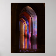 Poster - Cathedral Stained Glass Illumination