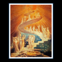Poster/Print:  Jacob's Ladder - William Blake posters